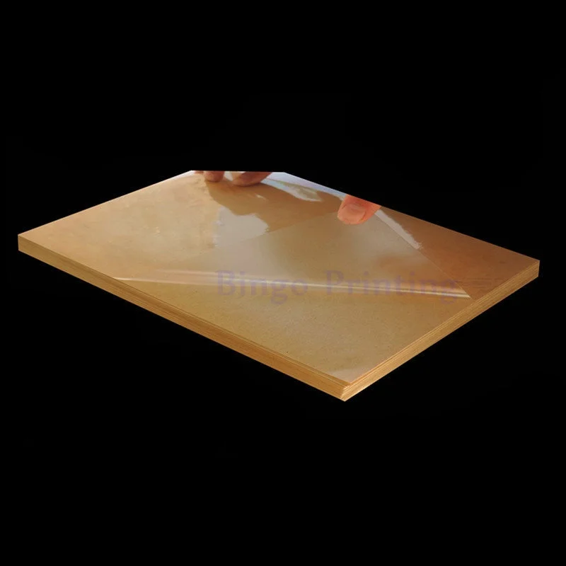 100 листов A4 ПВХ наклейка Виниловая прозрачная для лазерного принтера