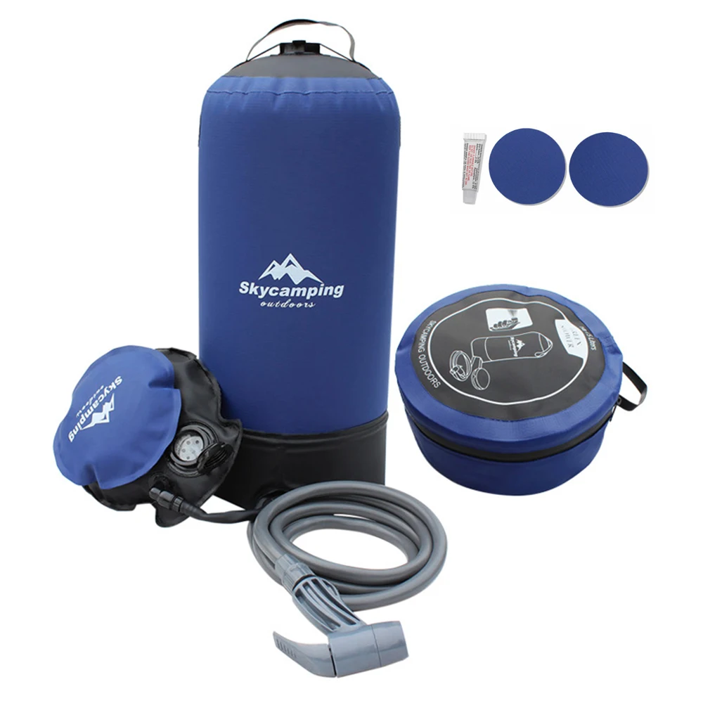 Water Bags 11L PVC Pressure Shower For Outdoor Camping Hiking Pressure Shower Water Bag with Foot Pump
Water Bags 11L PVC Pressure Shower For Outdoor Camping Hiking Pressure Shower Water Bag with Foot Pump