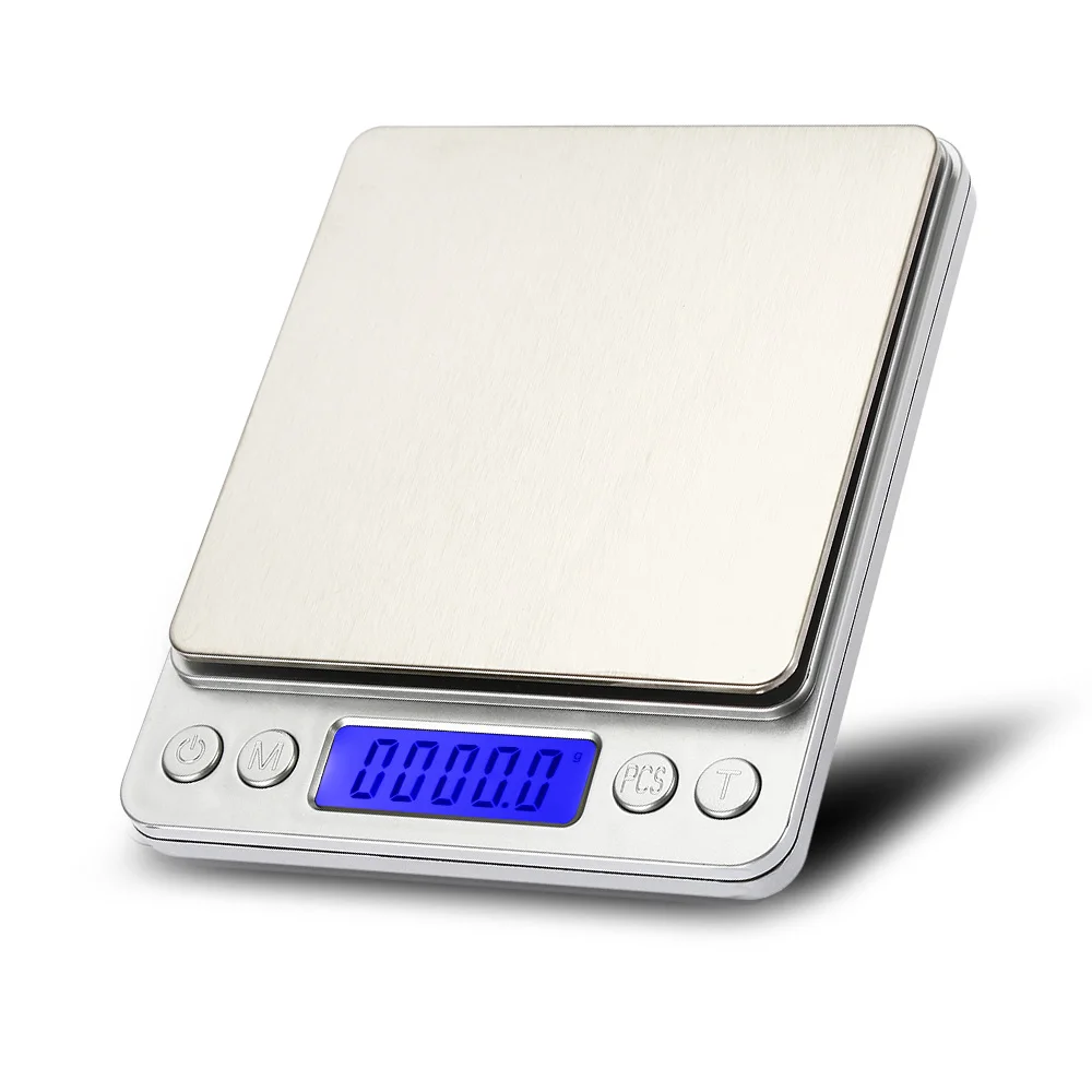 

3000g x 0.01g Digital Precision Pocket Gram Scale Non-magnetic Stainless Steel Platform Jewelry Electronic Balance Weight Scale