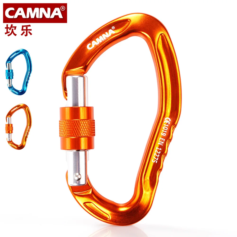 CAMNA 2018 new outdoor Climbing rocker main lock D-type asymmetric thread lock hook fast hanging connection buckle carabiner 50g
CAMNA 2018 new outdoor Climbing rocker main lock D-type asymmetric thread lock hook fast hanging connection buckle carabiner 50g