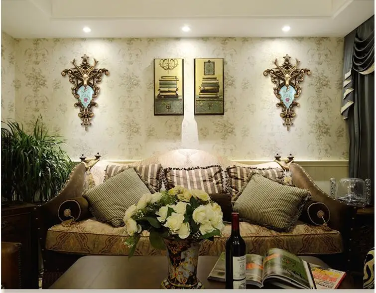 European Lucky Deer Head Wall Mural Home Crafts Decoration Creative Livingroom TV Background 3D Wall Sticker Wall Art Pendant
European Lucky Deer Head Wall Mural Home Crafts Decoration Creative Livingroom TV Background 3D Wall Sticker Wall Art Pendant