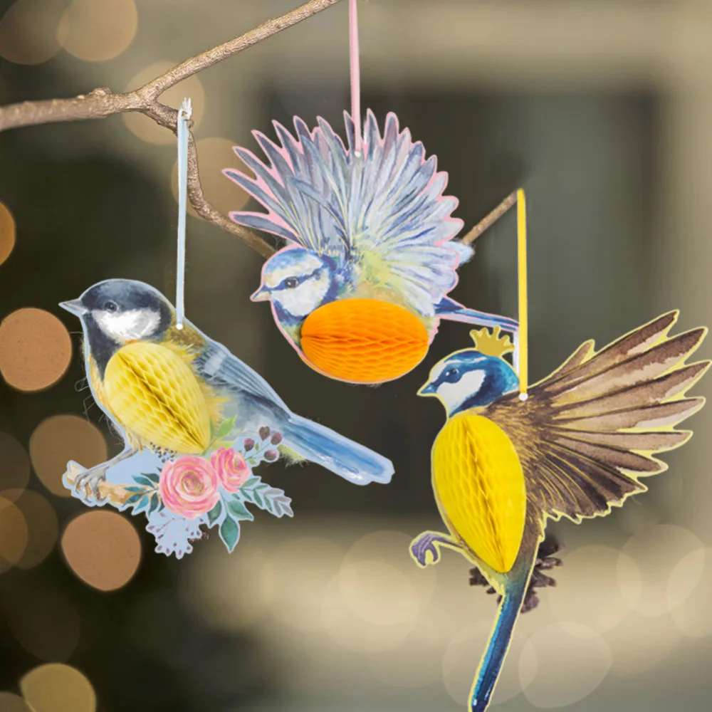 3pcs Hanging Paper Party Decoration Honeycomb Birds Tiki Easter Spring Wedding Birthday Garden Tea Party Supplies
3pcs Hanging Paper Party Decoration Honeycomb Birds Tiki Easter Spring Wedding Birthday Garden Tea Party Supplies