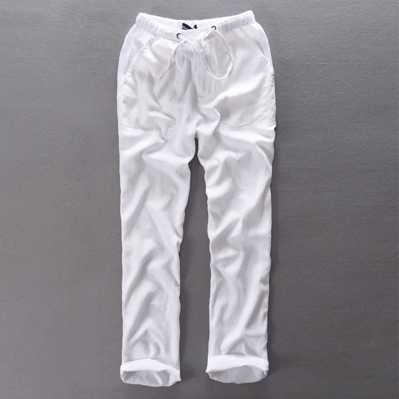 Elastic waist loose long pants men linen trousers men cotton summer spring pants mens pantalon homme 29-38 size flax clothing
Elastic waist loose long pants men linen trousers men cotton summer spring pants mens pantalon homme 29-38 size flax clothing