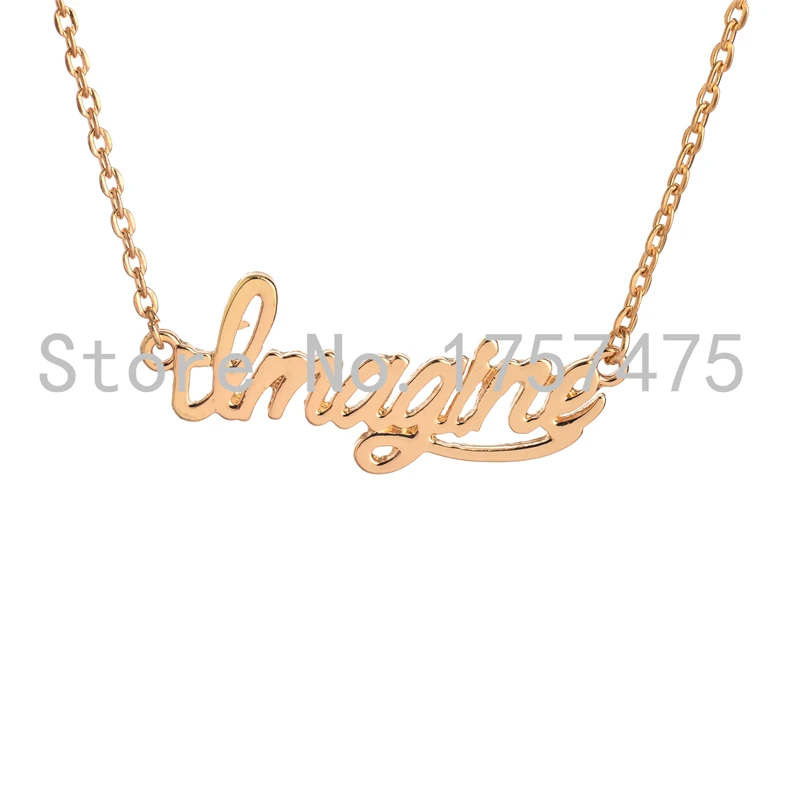 TDIYJ Newest Imagine Simple Word Necklace 17inch Monogram Choker Collares for Women Girl Friends Jewelry Accessories 5Pcs
TDIYJ Newest Imagine Simple Word Necklace 17inch Monogram Choker Collares for Women Girl Friends Jewelry Accessories 5Pcs