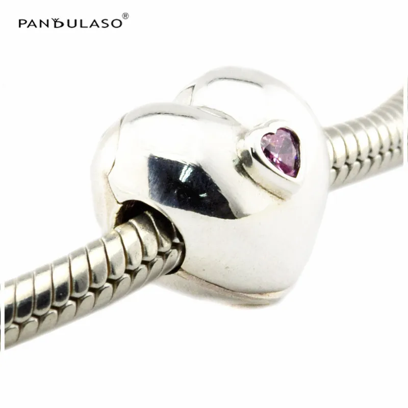 Pink Steady Heart Clip with CZ Charm beads 925 sterling-silver-jewelry Fits Silver Charm Bracelet For Women DIY Jewelry
Pink Steady Heart Clip with CZ Charm beads 925 sterling-silver-jewelry Fits Silver Charm Bracelet For Women DIY Jewelry
