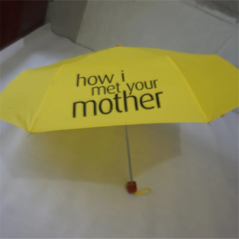 Модный желтый зонт How I meet Your Mother красивые женские складные зонты от дождя Женский