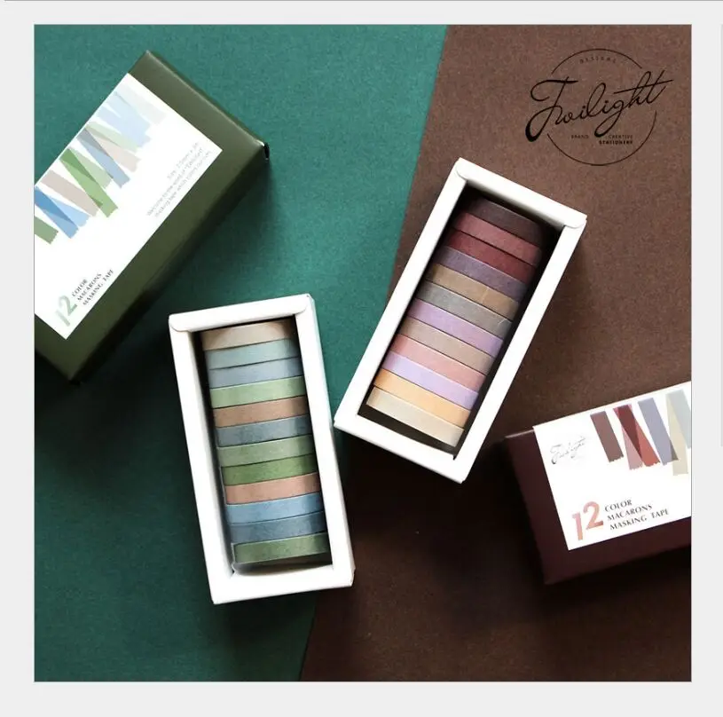 12 шт./кор. 12 видов цветов Morandi Чистый цвет с равномерным наклоном лента для декорации Washi DIY планировщик дневник в стиле Скрапбукинг маскирующая лента Escolar
12 шт./кор. 12 видов цветов Morandi Чистый цвет с равномерным наклоном лента для декорации Washi DIY планировщик дневник в стиле Скрапбукинг маскирующая лента Escolar