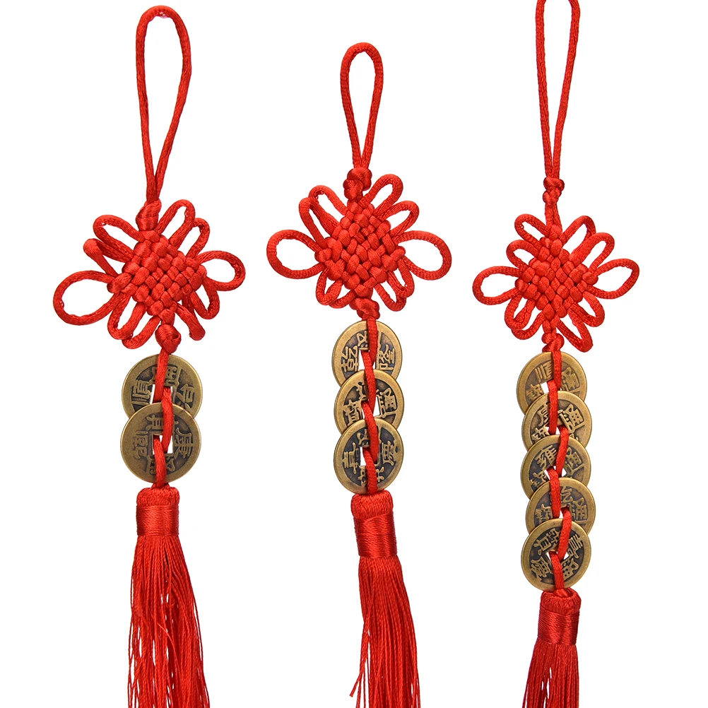 Chinese Knot Traditional Feng Shui Mascot Ancient 1/6 Coin Hanger Fortune Wealth Health lucky copper coin Success Lucky Charm
Chinese Knot Traditional Feng Shui Mascot Ancient 1/6 Coin Hanger Fortune Wealth Health lucky copper coin Success Lucky Charm
