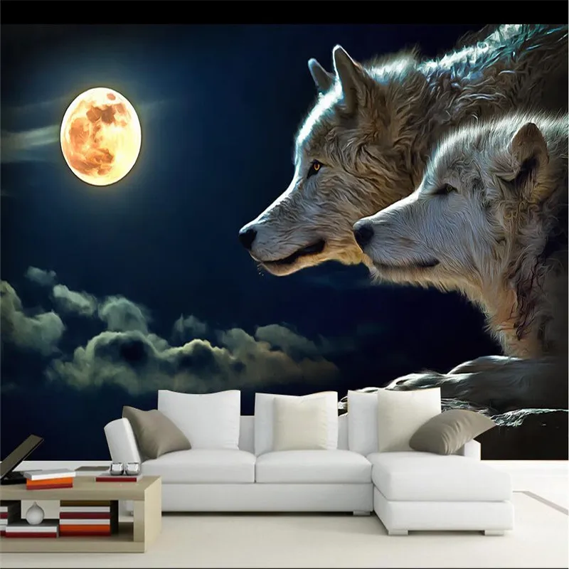 beibehang decoration paper 3d night bright round moon wolf attack room restaurant hotel wall family background foto tapeten
beibehang decoration paper 3d night bright round moon wolf attack room restaurant hotel wall family background foto tapeten