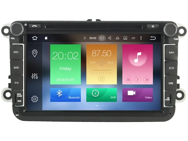 Android 8 0 автомобильный аудио dvd-плеер для VW POLO/CADDY/PASSAT/SAGITAR gps мультимедиа головное