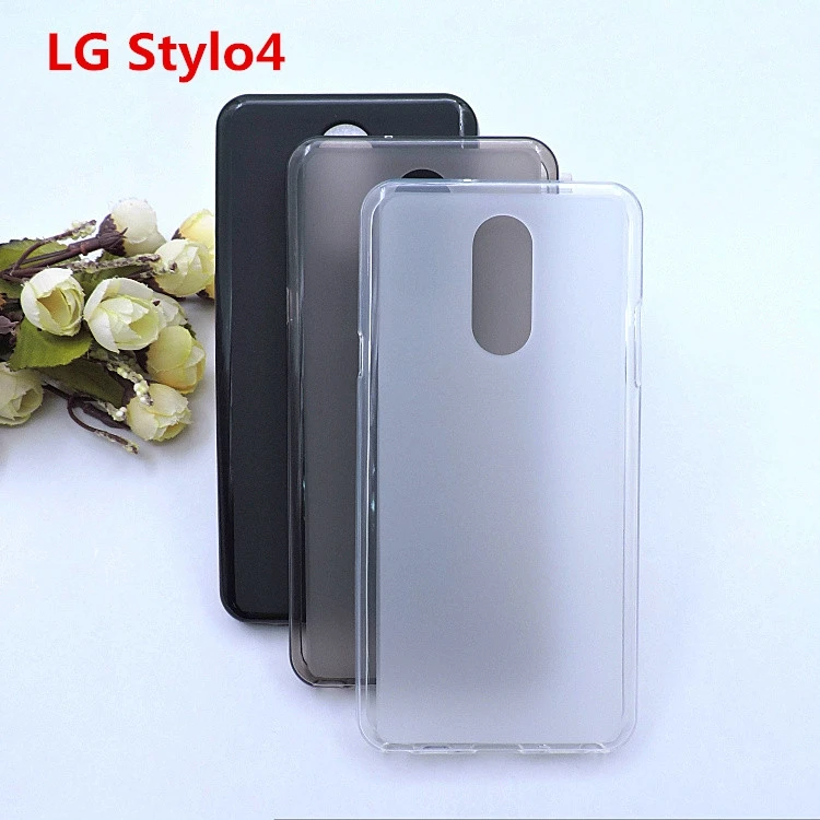 Чехол для задней панели сотового телефона LG Stylo 4 чехлы Stylo4 противоударный мягкий