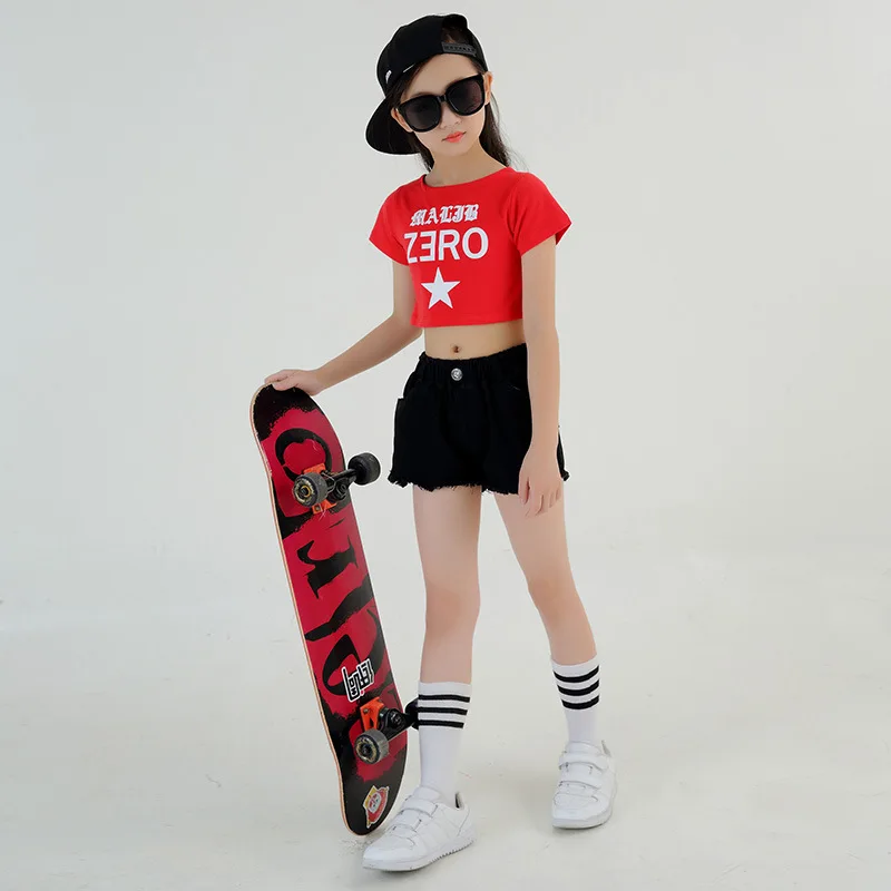 Kids Jazz Clothing Hip Hop Dancing Costume for Girls Soft Crop Top and Pant Ballroom Dance Clothes Children Stage Costumes 
Kids Jazz Clothing Hip Hop Dancing Costume for Girls Soft Crop Top and Pant Ballroom Dance Clothes Children Stage Costumes