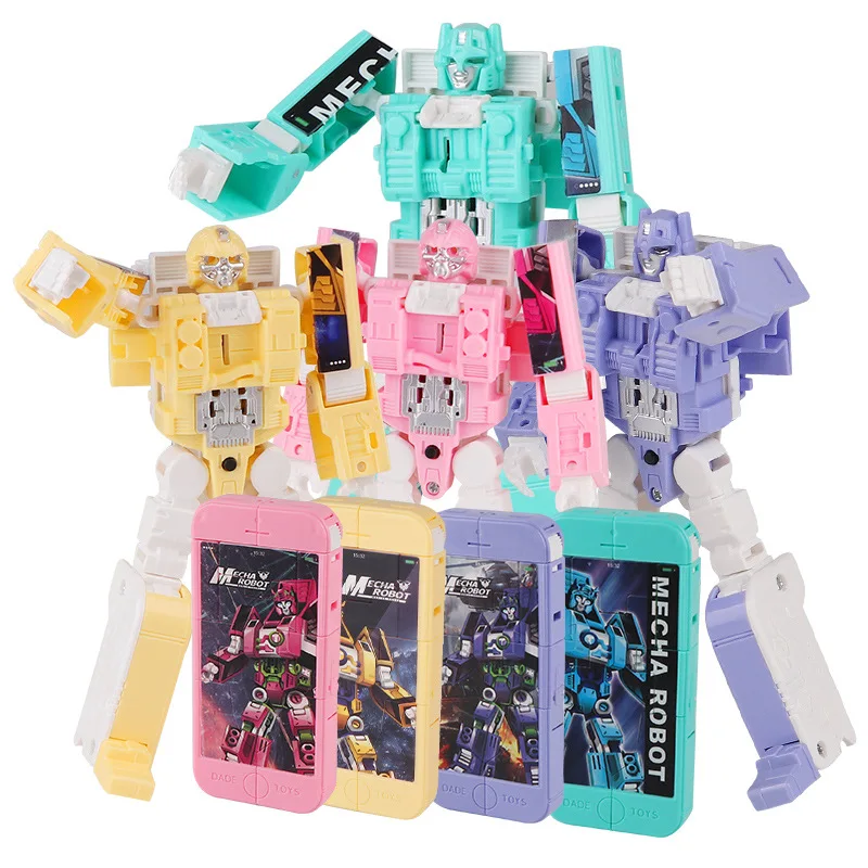 2in1 Deformed Mobile Phone with Light Speak Assemble Robot Early Educational Toys Science Fiction Cartoon Transformed Toy
2in1 Deformed Mobile Phone with Light Speak Assemble Robot Early Educational Toys Science Fiction Cartoon Transformed Toy