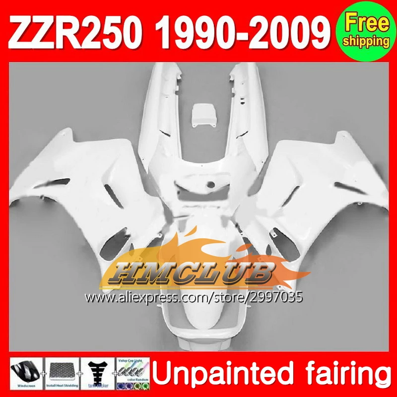 Body Unpainted Full Fairing Kit For KAWASAKI NINJA ZZR250 90-09 ZZR 250 1990 1991 1992 1993 1994 2007 2008 2009 Fairing
Body Unpainted Full Fairing Kit For KAWASAKI NINJA ZZR250 90-09 ZZR 250 1990 1991 1992 1993 1994 2007 2008 2009 Fairing