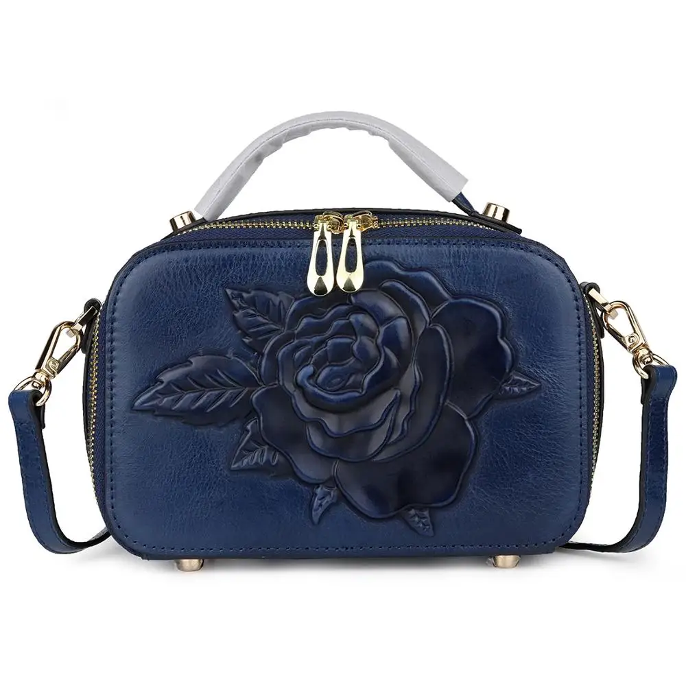 New Arrival Genuine Cow Leather Women Handbag Top Quality Embossing Floral Lady Double Zipper Shoulder Bag Luxury Elegant Purses
New Arrival Genuine Cow Leather Women Handbag Top Quality Embossing Floral Lady Double Zipper Shoulder Bag Luxury Elegant Purses