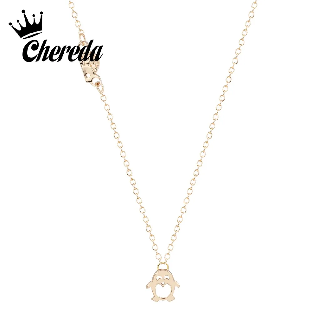 Chereda Gold Silver Penguin Shape Necklace for Women Cute Animal Chain Pendant Wedding Birthday Valentine's Day Gift
Chereda Gold Silver Penguin Shape Necklace for Women Cute Animal Chain Pendant Wedding Birthday Valentine's Day Gift