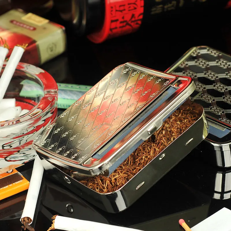 Semi-automatic cigarette maker manual 70mm cigarette portable DIY metal smoking
Semi-automatic cigarette maker manual 70mm cigarette portable DIY metal smoking