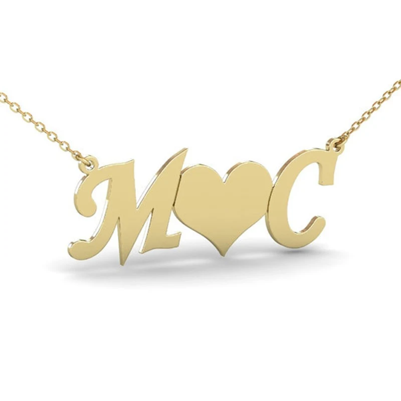 Custom Personalized Name Necklace With Angel Wings Love Heart Stars Butterfly Initials Letters Charm Lovers Jewelry Ketting Hart
Custom Personalized Name Necklace With Angel Wings Love Heart Stars Butterfly Initials Letters Charm Lovers Jewelry Ketting Hart