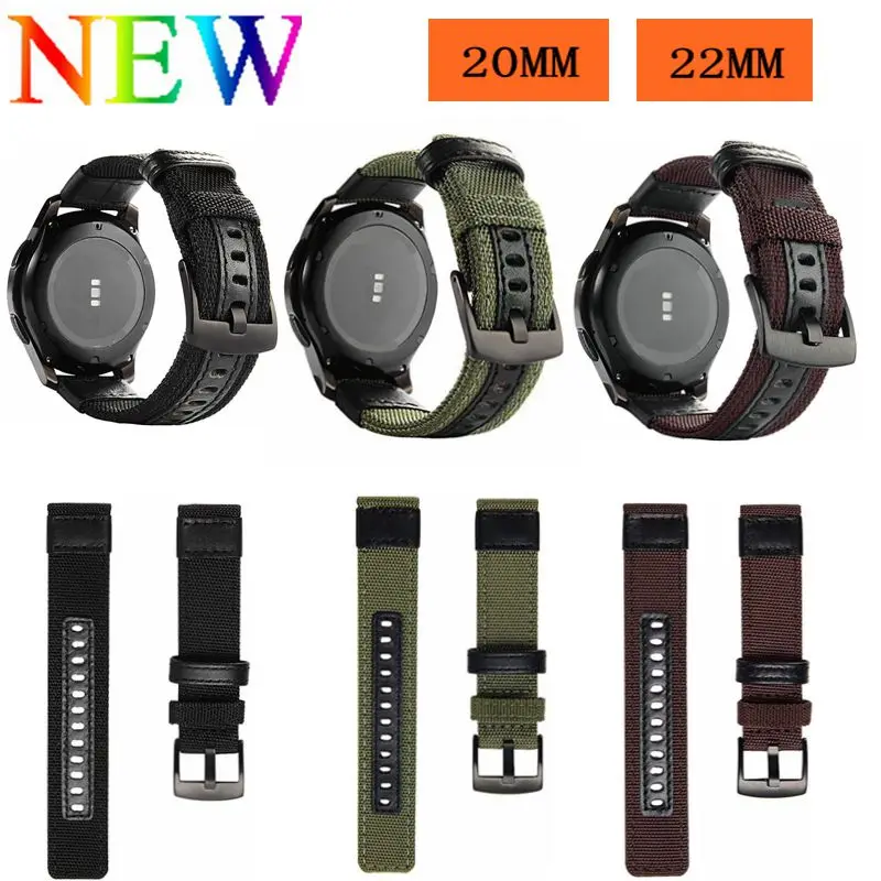 20mm 22mm Woven Nylon Replacement Strap Sport Wristband Bracelet For Garmin vivomove HR Vivoactive 3 Samsung Gear S3 Amazfit BIP
20mm 22mm Woven Nylon Replacement Strap Sport Wristband Bracelet For Garmin vivomove HR Vivoactive 3 Samsung Gear S3 Amazfit BIP