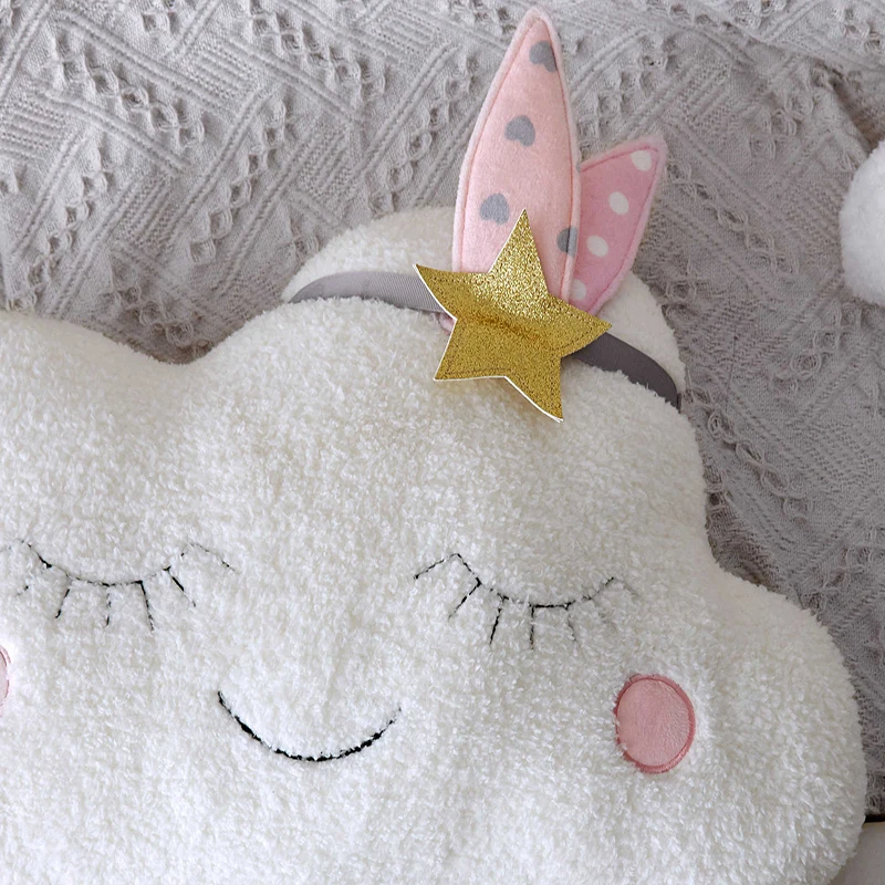 Vanmajor Nordic style lamb cashmere soft cloud pillow baby toy pillow bed backrest home decoration
Vanmajor Nordic style lamb cashmere soft cloud pillow baby toy pillow bed backrest home decoration
