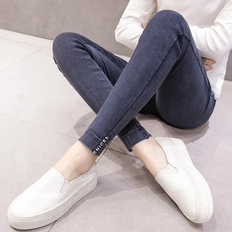 Spring Casual Lift Abdominal Pencil Denim Pants High Waist Stretch Pregnant Jeans Pants Ankle Length Maternity Skinny Trousers
Spring Casual Lift Abdominal Pencil Denim Pants High Waist Stretch Pregnant Jeans Pants Ankle Length Maternity Skinny Trousers