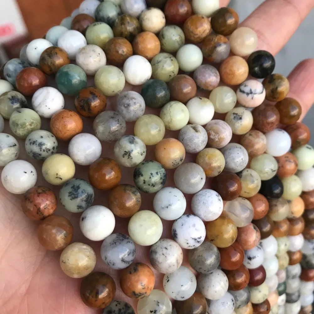 Wholesale AAAAA Round Natural Golden Sage Opal Jaspers Stone Gem stone Loose Beads for Jewelry Making Strand 15 Inches
Wholesale AAAAA Round Natural Golden Sage Opal Jaspers Stone Gem stone Loose Beads for Jewelry Making Strand 15 Inches