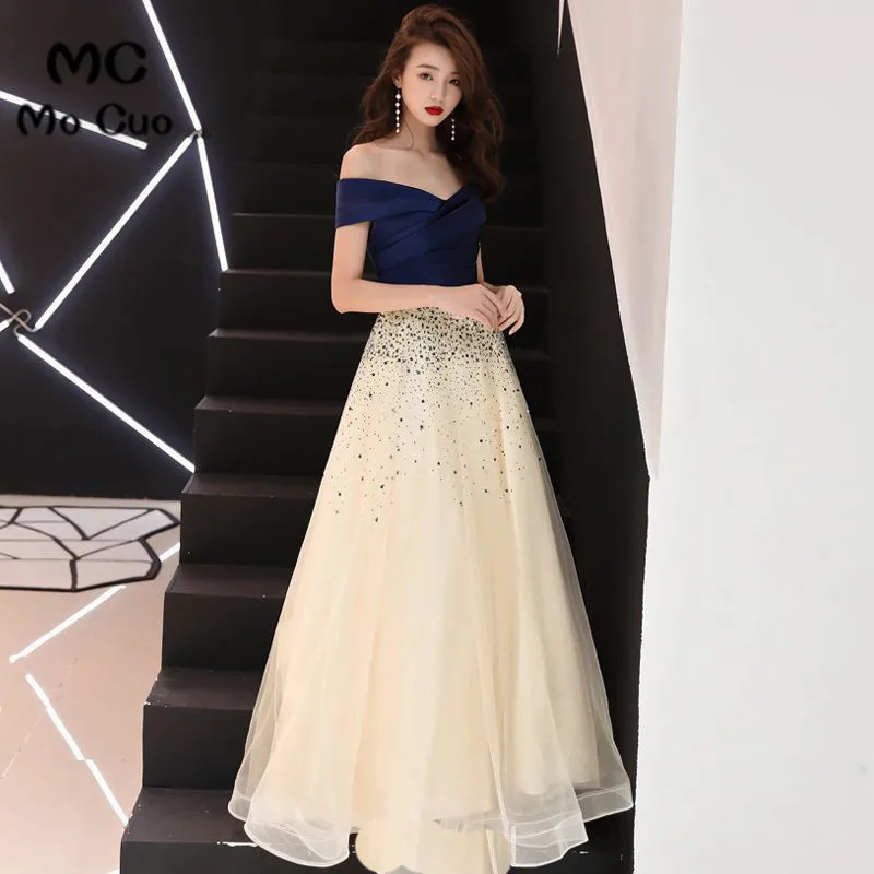 Elegant 2018 A-Line Off Shoulder Evening Dresses Long with Short Sleeve Beaded Lace Up Back Prom Formal Evening Party Dress
Elegant 2018 A-Line Off Shoulder Evening Dresses Long with Short Sleeve Beaded Lace Up Back Prom Formal Evening Party Dress