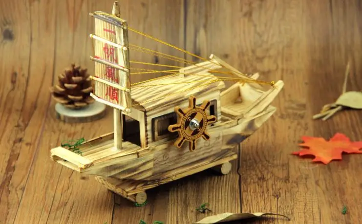 Wooden children's educational toys music sailing model music sailing ornaments new toys
Wooden children's educational toys music sailing model music sailing ornaments new toys