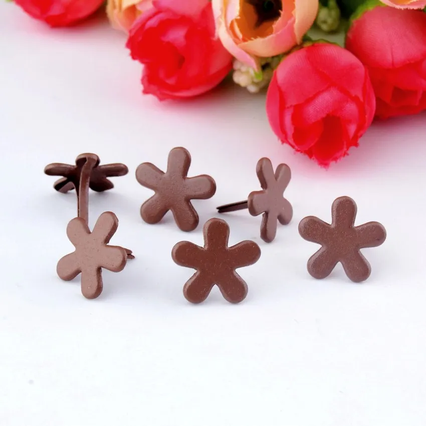 Free shipping -50PCs Brown Pastel Flower Brads Scrapbooking Embellishment Holiday Decoration & Gift 14x14mm F0739
Free shipping -50PCs Brown Pastel Flower Brads Scrapbooking Embellishment Holiday Decoration & Gift 14x14mm F0739