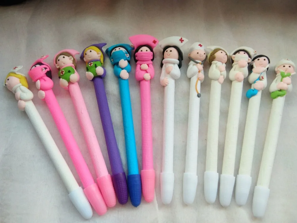 1PC polymer clay doctor nurse character ballpoint pen promotional hospital gift pen creative novelty pen
1PC polymer clay doctor nurse character ballpoint pen promotional hospital gift pen creative novelty pen