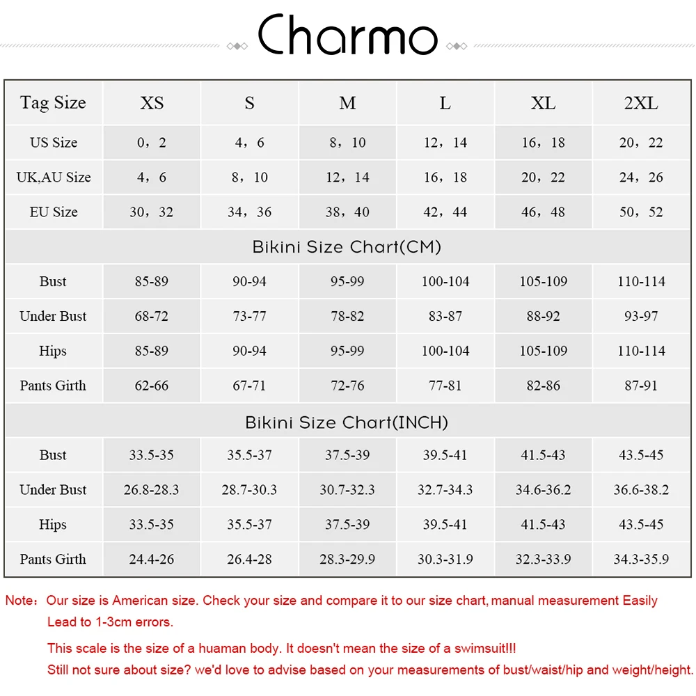 Женский комплект бикини с лямкой на шее Charmo купальный костюм высокой горловиной