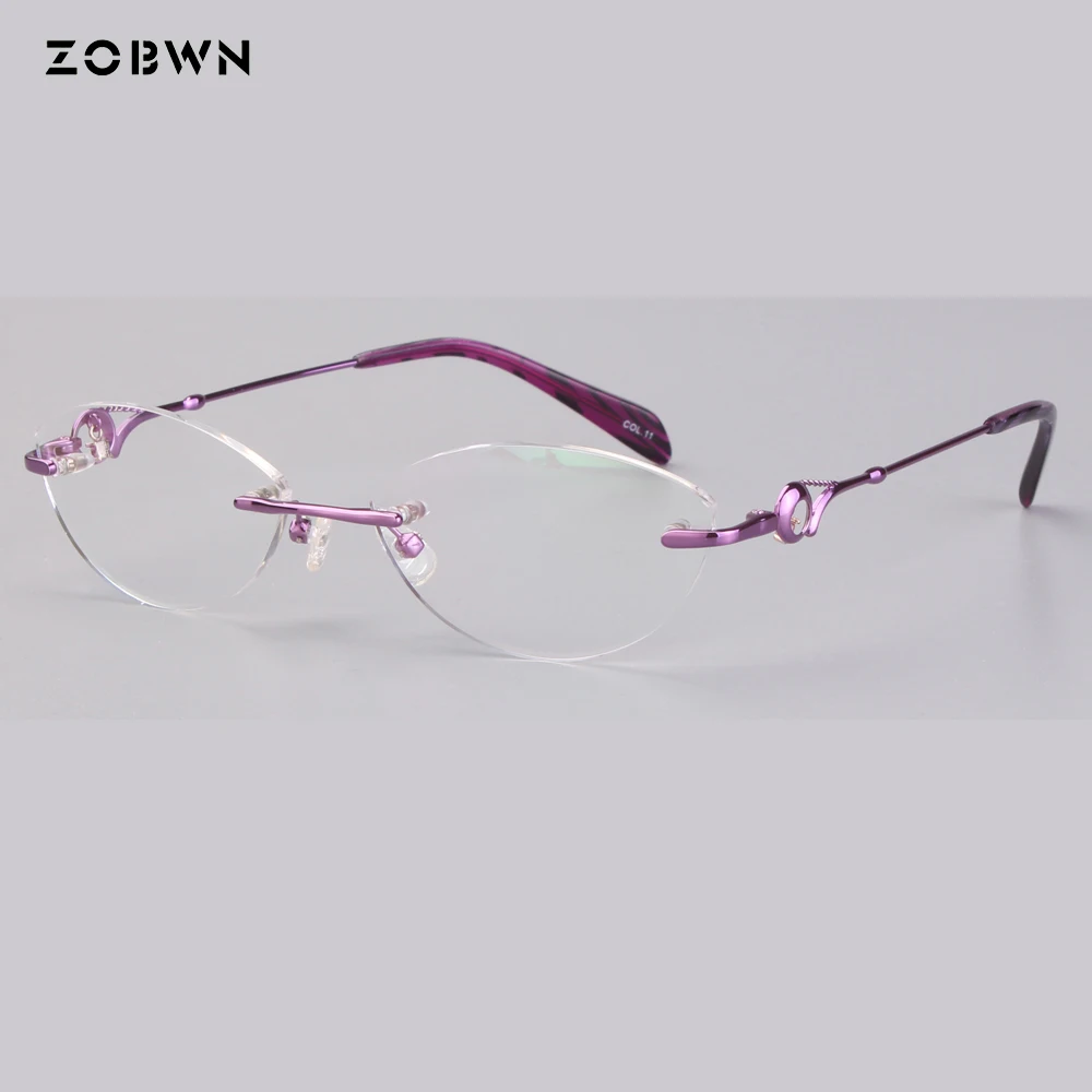 Rimless for myopia reading Eye Glasses women Frames Computer anti blue Armacao Oculos De Grau femininos ladies stone decoration
Rimless for myopia reading Eye Glasses women Frames Computer anti blue Armacao Oculos De Grau femininos ladies stone decoration