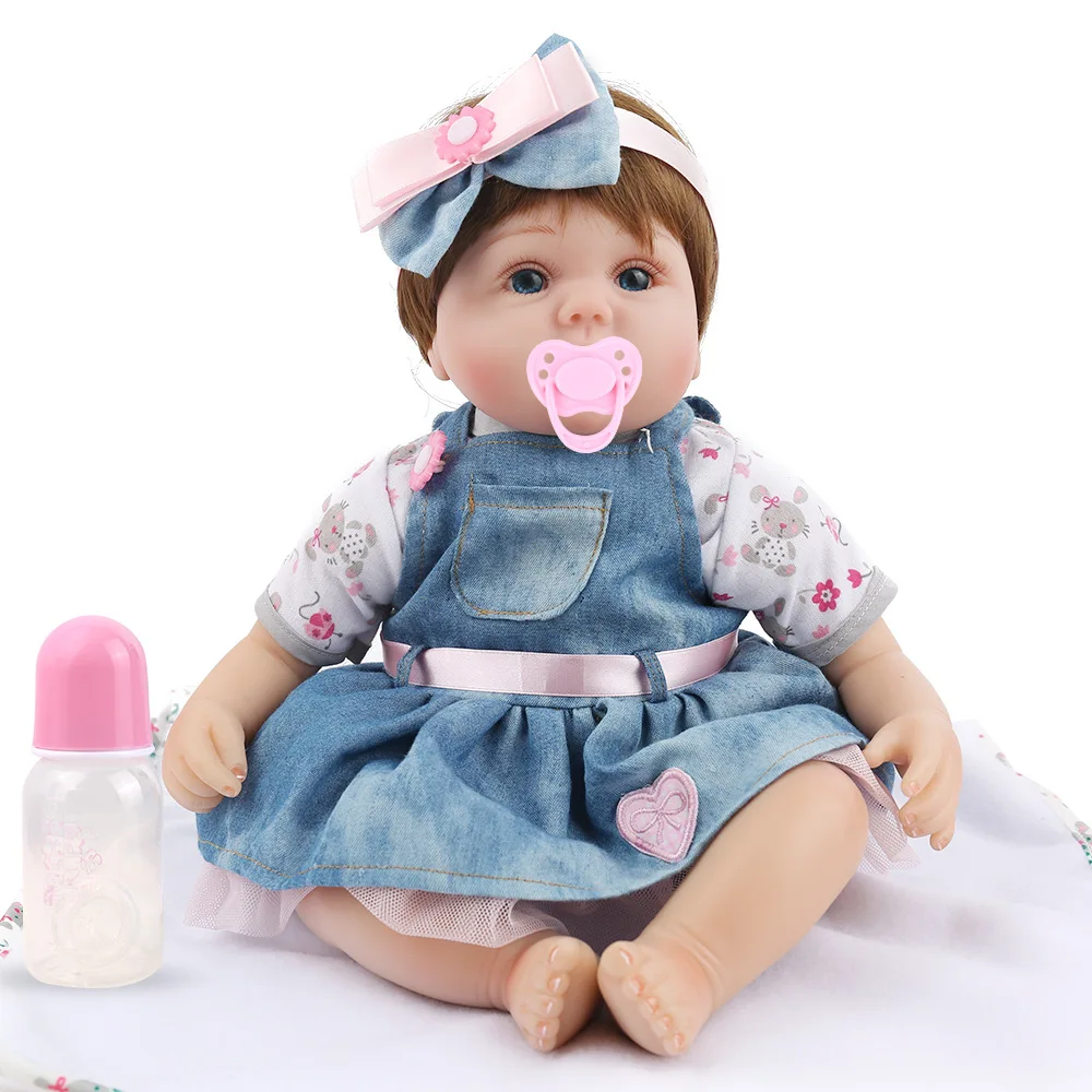NPK Новинка 43 см силиконовые куклы Reborn Boneca Realista модные детские куклы для принцессы подарок на день рождения куклы Bebes Reborn
NPK Новинка 43 см силиконовые куклы Reborn Boneca Realista модные детские куклы для принцессы подарок на день рождения куклы Bebes Reborn