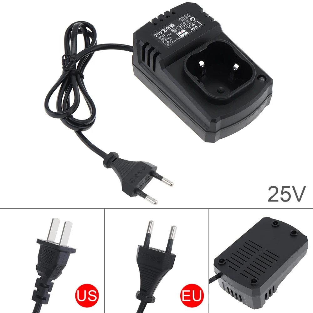 DC 16.8V/ 25V Portable Lithium Battery Rechargeable Charger Support 100-240V Power Source Lithium Electrical Drill /Screwdriver
DC 16.8V/ 25V Portable Lithium Battery Rechargeable Charger Support 100-240V Power Source Lithium Electrical Drill /Screwdriver