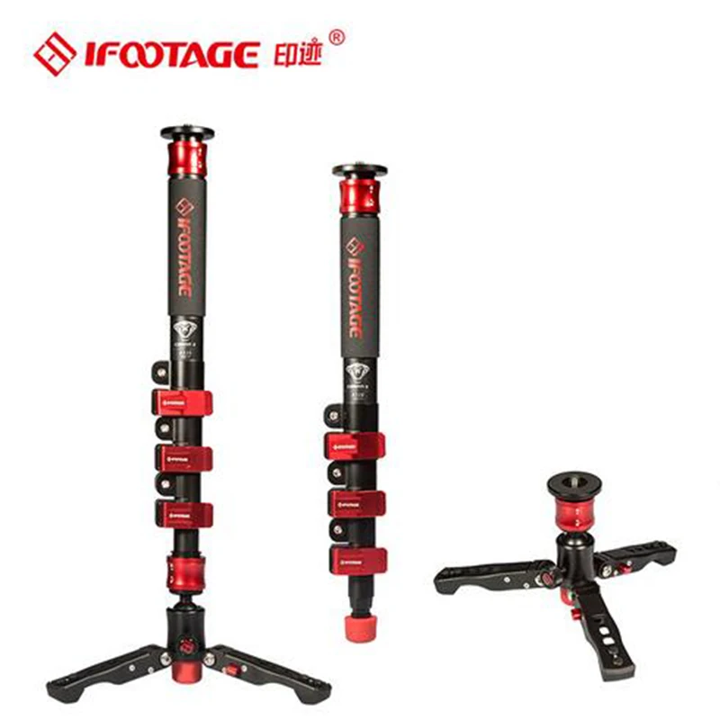 iFOOTAGE COBRA2 120CM/150CM/180CM Carbon Fiber/Aluminum Portable DSLR Video Camera Monopod Lightweight / Adjustable Camera pod
iFOOTAGE COBRA2 120CM/150CM/180CM Carbon Fiber/Aluminum Portable DSLR Video Camera Monopod Lightweight / Adjustable Camera pod