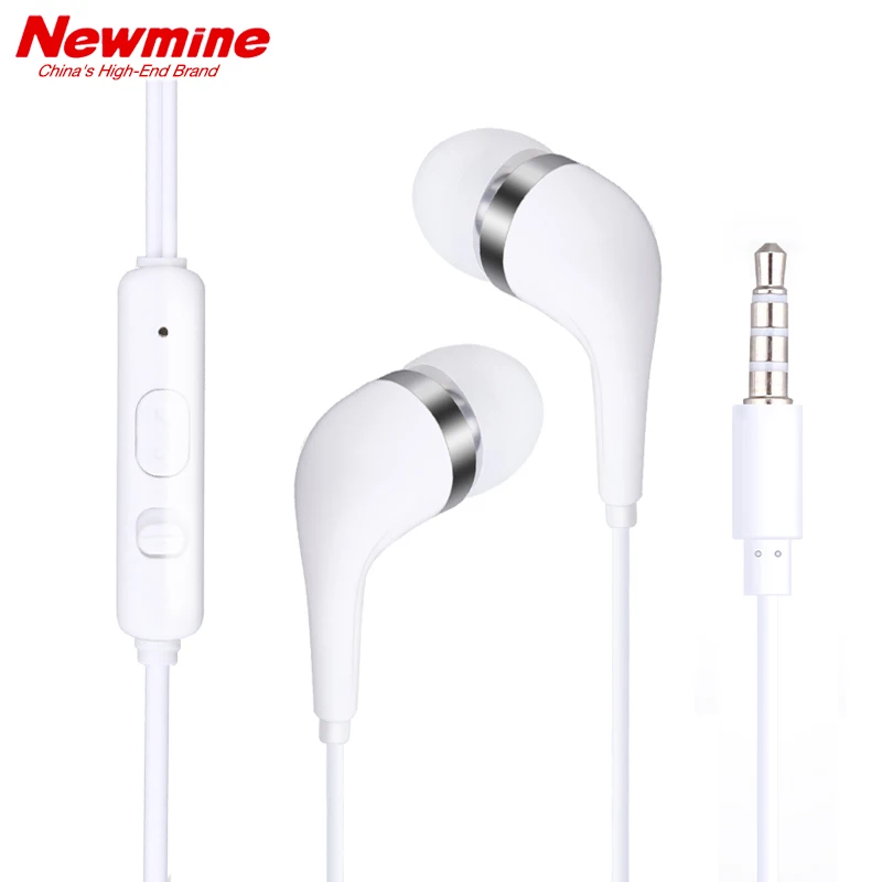 NEWMINE AK01 наушники вкладыши С микрофоном проводные для мобильного телефона 3 5 мм