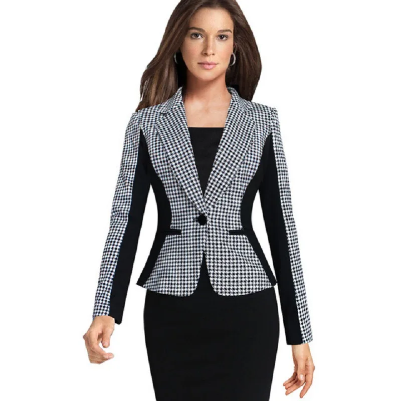 Spring Autumn Women White Office Lady Blazer Fashion Long sleeve Formal Jackets Elegant Work Blazers Feminino Plus Size 3XL
Spring Autumn Women White Office Lady Blazer Fashion Long sleeve Formal Jackets Elegant Work Blazers Feminino Plus Size 3XL