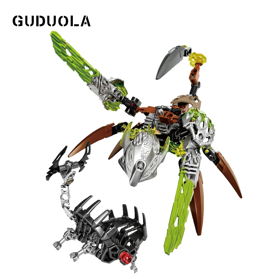 Guduola BIONICLE Ketar Creature of Stone+Pohatu Stone Land Guardian 609-2+610-2 Building Block toys Compatible BIONICLE
Guduola BIONICLE Ketar Creature of Stone+Pohatu Stone Land Guardian 609-2+610-2 Building Block toys Compatible BIONICLE