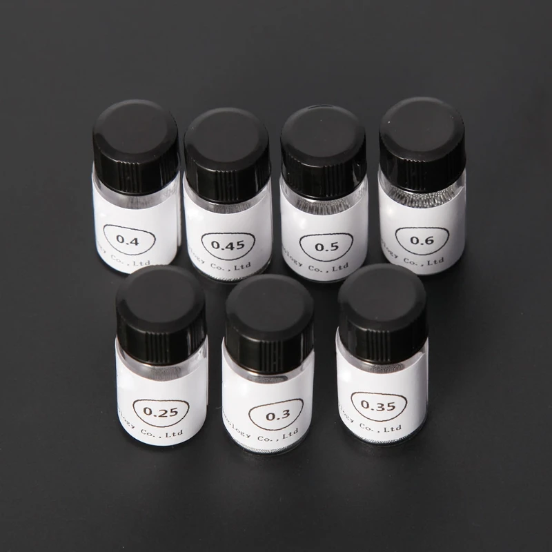7 Bottles Of 12.5K 0.25/0.3/0.35/0.4/0.45/ 0.5/0.6mm Soldering Ball Lead Solder Ball Set For BGA Reballing Stencil
7 Bottles Of 12.5K 0.25/0.3/0.35/0.4/0.45/ 0.5/0.6mm Soldering Ball Lead Solder Ball Set For BGA Reballing Stencil