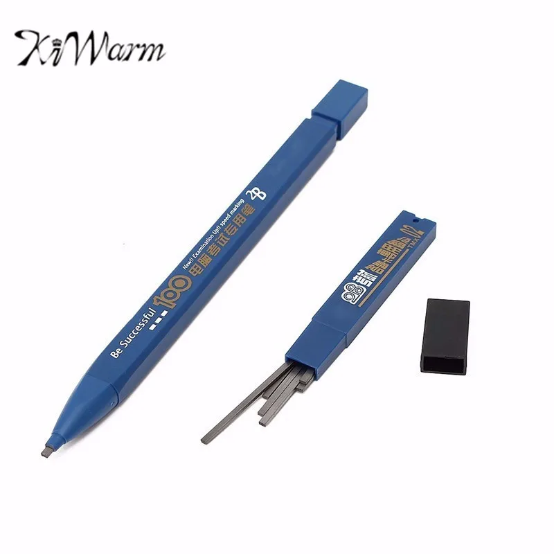 1 Set 2B Black Lead Holder Exam Mechanical Pencil With 6PCs Lead Refills Set For Students Examination Writing Sewing Tools
1 Set 2B Black Lead Holder Exam Mechanical Pencil With 6PCs Lead Refills Set For Students Examination Writing Sewing Tools