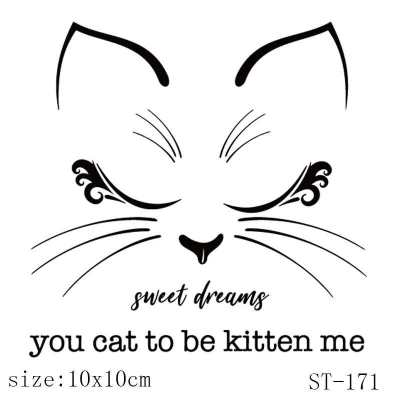 ZhuoAng Cat With Eyes Closed Clear Stamps/Seals For DIY Scrapbooking/Card Making/Album Decorative Silicon Stamp Crafts
ZhuoAng Cat With Eyes Closed Clear Stamps/Seals For DIY Scrapbooking/Card Making/Album Decorative Silicon Stamp Crafts