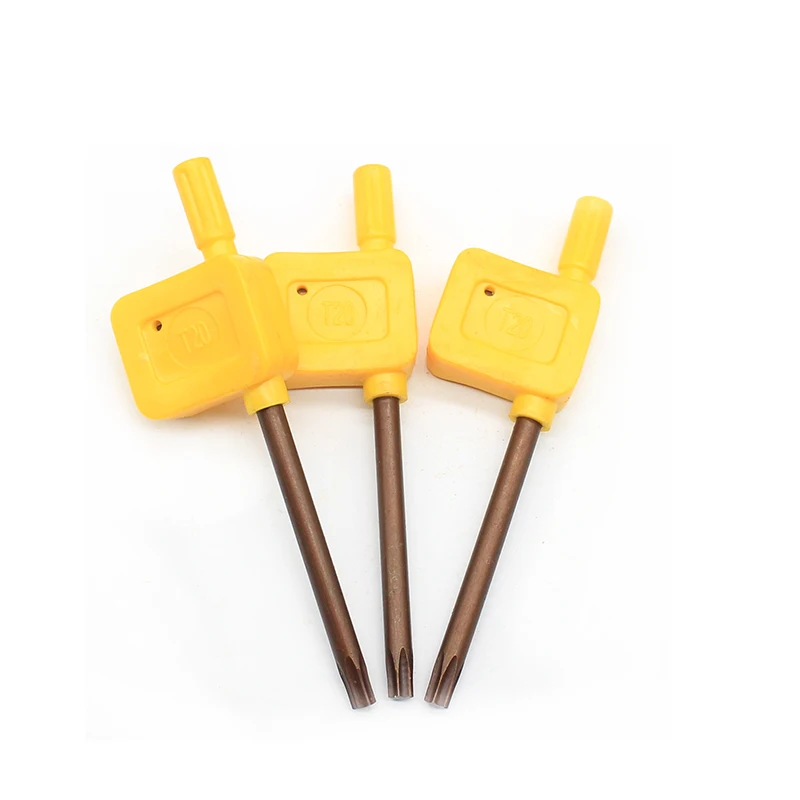 yellow flag wrench T20 Tools Holder Screw Driver Screwdriver Accessories standard Torx for CNC tool holder Torx screw wrench
yellow flag wrench T20 Tools Holder Screw Driver Screwdriver Accessories standard Torx for CNC tool holder Torx screw wrench