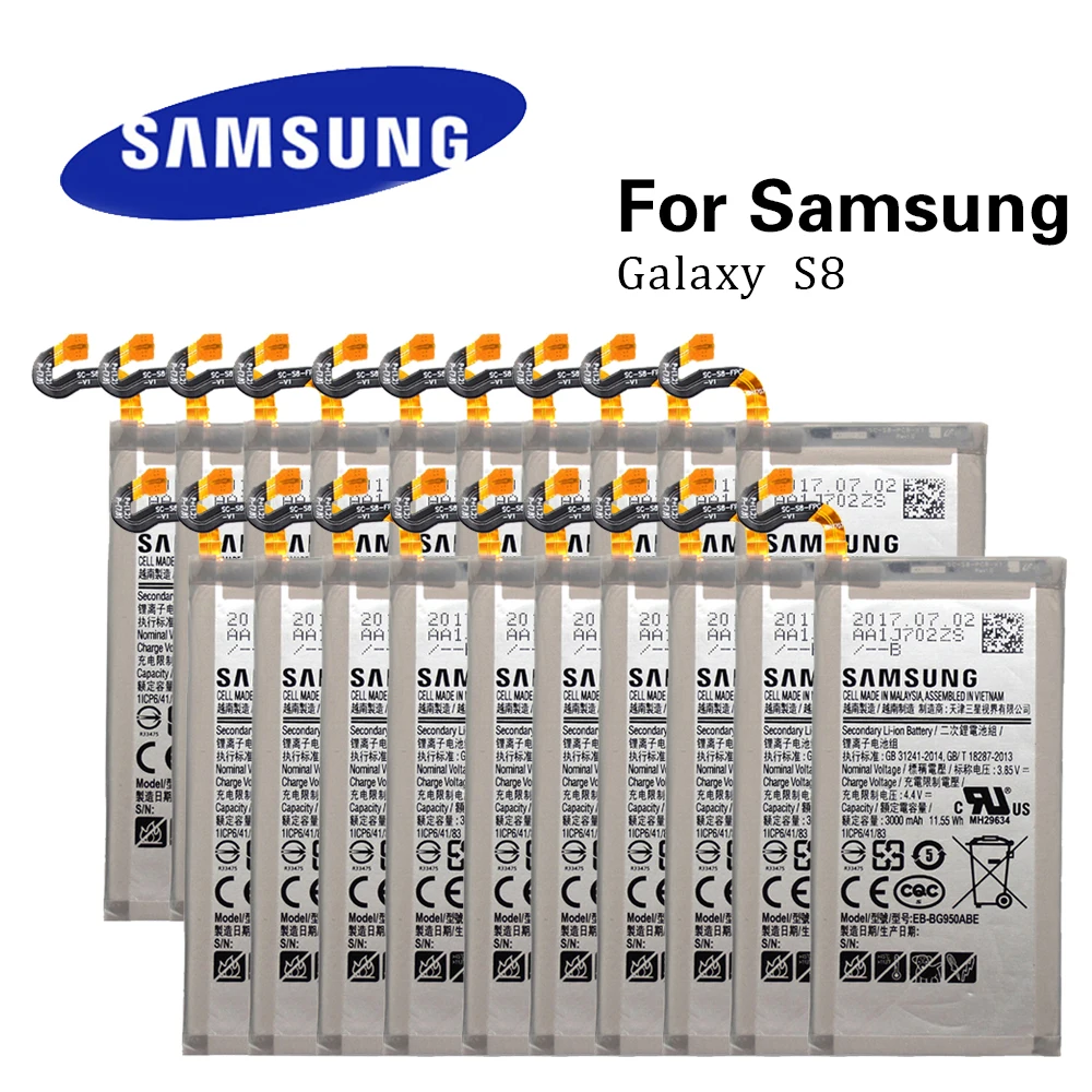 20Pcs Batteries EB-BG950ABE for Samsung Galaxy S8 SM-G9508 G9508 G9500 G950U G950F 3000mAh Akku Factory Supply
20Pcs Batteries EB-BG950ABE for Samsung Galaxy S8 SM-G9508 G9508 G9500 G950U G950F 3000mAh Akku Factory Supply