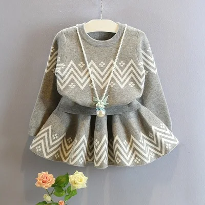 autumn winter baby girls clothing set turn down collar knitting girls suit set Christmas gift conjunto infantil menina kids
autumn winter baby girls clothing set turn down collar knitting girls suit set Christmas gift conjunto infantil menina kids