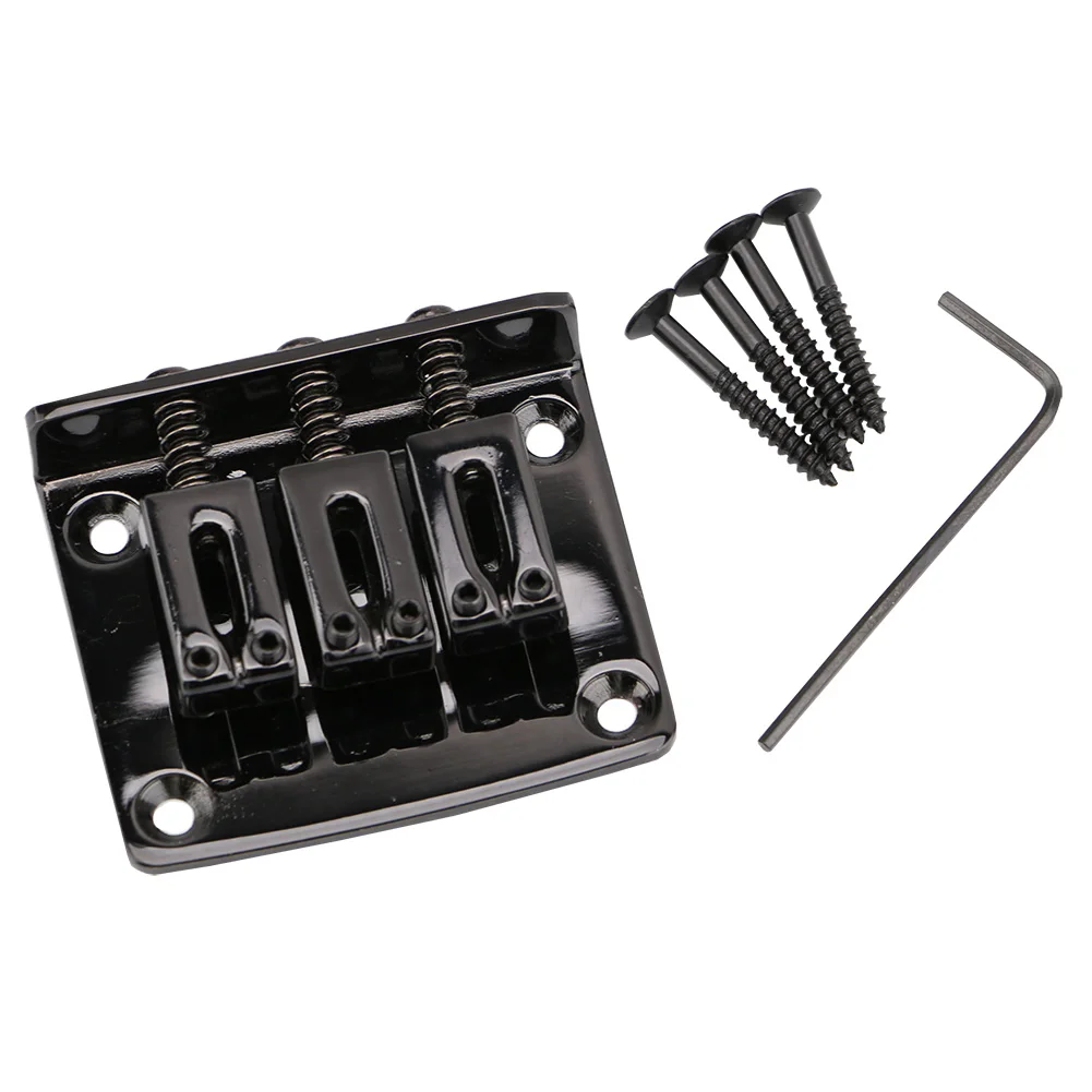 1Set Adjustable 3-string Guitar Bridge Fixed Bridge Tailpiece for Electric Guitar High Quality Guitar Part & Accessories
1Set Adjustable 3-string Guitar Bridge Fixed Bridge Tailpiece for Electric Guitar High Quality Guitar Part & Accessories