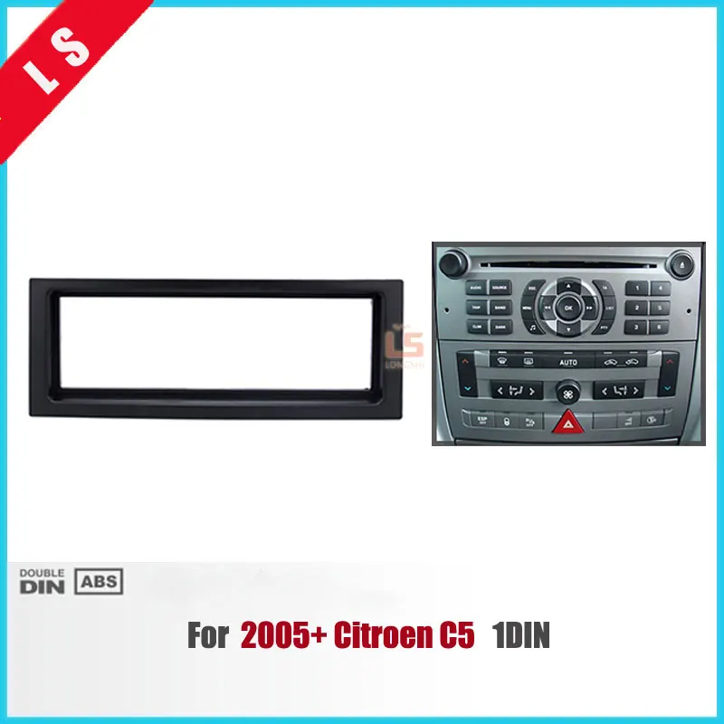 Автомагнитола 1 DIN для Citroen C5 2005 + стерео рама панель монтажный комплект DIN|Панели| |