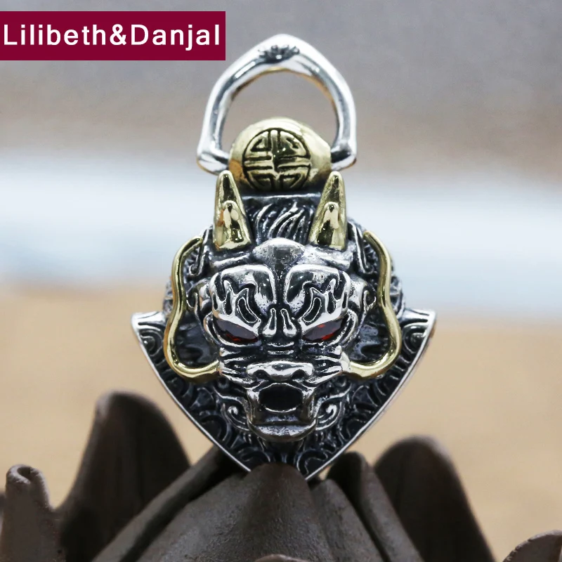 Dragon King Bell Amulet Pendant 100% Real 925 Sterling silver Ethnic Vintage Necklace Pendant fine Jewelry 2018 New Arrival FP56
Dragon King Bell Amulet Pendant 100% Real 925 Sterling silver Ethnic Vintage Necklace Pendant fine Jewelry 2018 New Arrival FP56