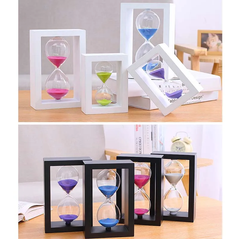 45/60 Minutes Hourglass Colorful Wooden Frame Sand Timer Home Desktop Decoration Birthday Xmas Valentine's Day Gift
45/60 Minutes Hourglass Colorful Wooden Frame Sand Timer Home Desktop Decoration Birthday Xmas Valentine's Day Gift