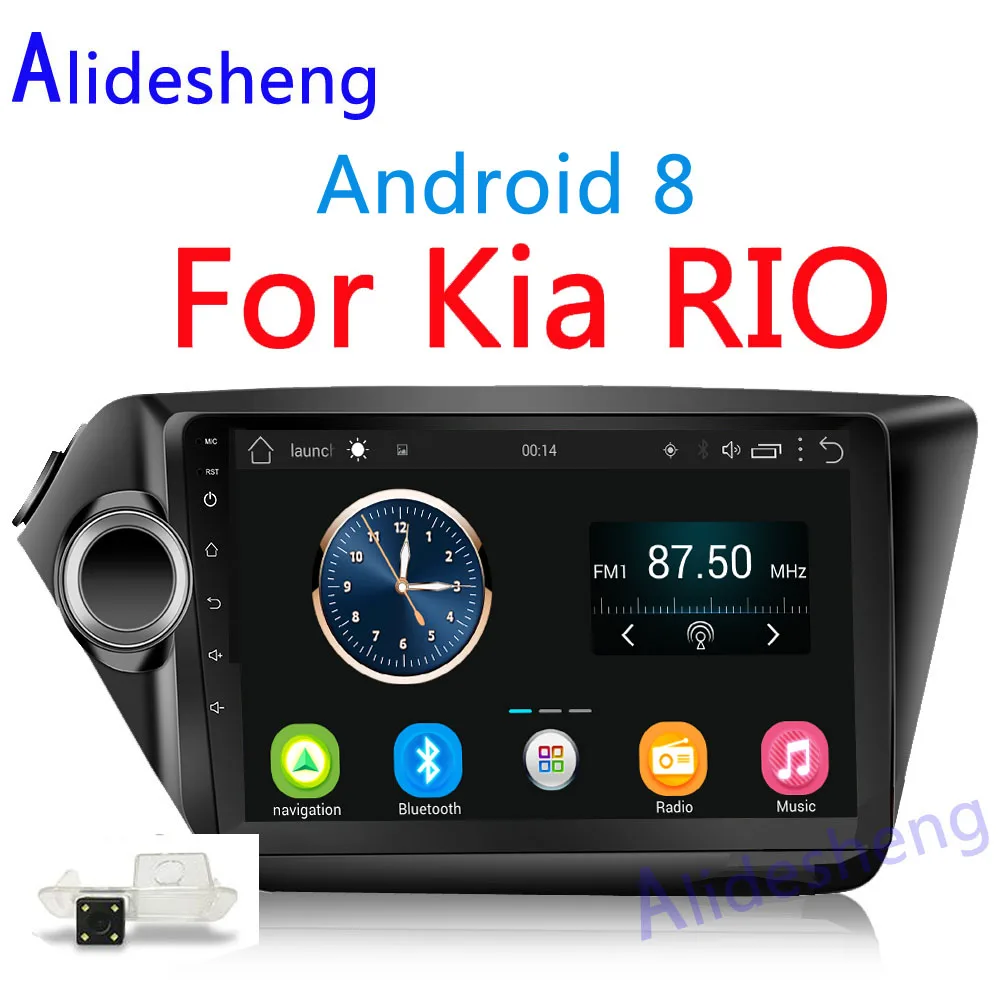2.5D Android 2G ram 32G rom Автомобильный видео мультимедийный плеер для Kia k2 Rio 3 2010 2011 2012 2013