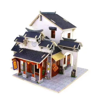 New Arrival 3D Puzzles Wood House Chinese Silk Warehouse Building Educational Toys Christmas Kid's Present New Year Gift
New Arrival 3D Puzzles Wood House Chinese Silk Warehouse Building Educational Toys Christmas Kid's Present New Year Gift